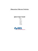 ZyXEL Dimension Ethernet Switches Руководство пользователя