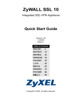 ZyXEL ZyWALL SSL 10 Руководство пользователя