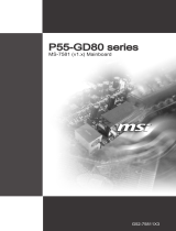 MSI P55 GD80 - Motherboard - ATX Руководство пользователя