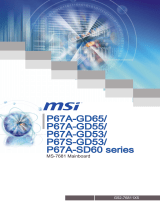 MSI P67A-GD65 Инструкция по применению