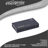 Energenie DSC-SCART-HDMI Руководство пользователя