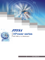 MSI MS-7666 XPOWER Инструкция по применению
