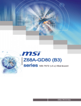 MSI Z68A-GD80 (B3) Руководство пользователя