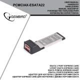 Gembird PCMCIAX-ESATA22 Руководство пользователя
