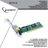 Gembird 5.1 channel sound card Руководство пользователя
