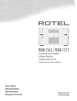 Rotel Five Channel Power Amplifier RMB-1575 Руководство пользователя