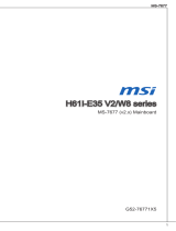 MSI H61I-E35 V2/W8 Руководство пользователя