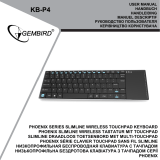 Gembird KB-P4-DE Руководство пользователя