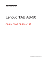 Lenovo A8-50 Руководство пользователя