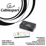 Cablexpert DSW-HDMI-33 Руководство пользователя