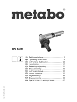 Metabo WS 7400 Руководство пользователя