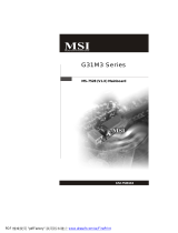 MSI G31M3 Руководство пользователя