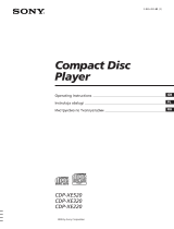 Sony CDP-XE520 Руководство пользователя