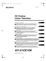 Sony KV-21CE10K FD Trinitron Руководство пользователя
