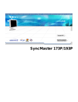 Samsung SyncMaster 173P Руководство пользователя