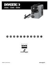 GYS INVERTER 2500 (CARDBOARD BOX) Инструкция по применению
