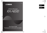 Yamaha RX-A830 Инструкция по установке