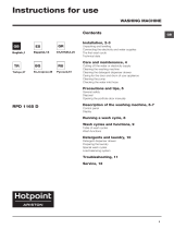 HOTPOINT/ARISTON RPD 1165 DX EU Руководство пользователя