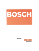Bosch DKE915A Инструкция по эксплуатации