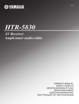 Yamaha HTR-5830 Инструкция по применению