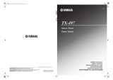 Yamaha TX-497 Инструкция по применению
