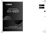 Yamaha RX-A820 Инструкция по установке