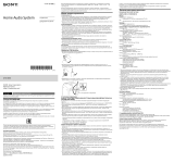 Sony GTK-XB72 Руководство пользователя