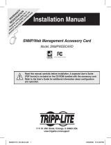 Tripp Lite SNMPWEBCARD Инструкция по установке