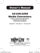 Tripp Lite 10/100/1000 Media Converters Инструкция по применению