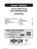 Tripp Lite 3-Phase Metered 0U Power Distribution Unit Инструкция по применению