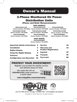 Tripp Lite 3-Phase Monitored 0U Power Distribution Units Инструкция по применению