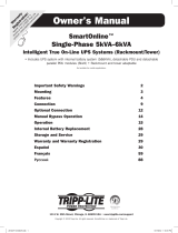 Tripp Lite SmartOnline Single-Phase 5kVA–6kVA UPS Руководство пользователя