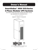 Tripp Lite SmartOnline® 400V SVX-Series 3-Phase Modular UPS Systems Инструкция по применению