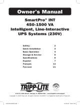 Tripp Lite SmartPro INT Инструкция по применению