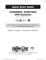 Tripp Lite AVRX550U/AVRX750U UPS Инструкция по началу работы