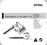 STIHL BGE 61, 71, 81, SHE 71, 81 Инструкция по применению