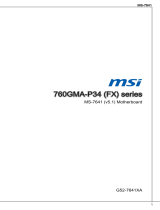 MSI 760GMA-P34 (FX) Инструкция по применению
