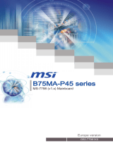 MSI CSM-B75MA-P45 Инструкция по применению