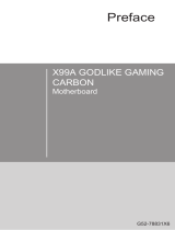MSI X99A GODLIKE GAMING CARBON Инструкция по применению