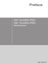 MSI H97 GUARD-PRO Инструкция по применению