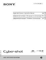 Sony DSC-W570 Black Руководство пользователя