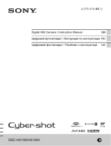 Sony Cyber-shot DSC-HX100V Black Руководство пользователя