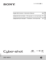 Sony Cyber-shot DSC-W610 Black Руководство пользователя