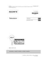 Sony KD-55XF8577 Руководство пользователя