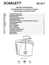 Scarlett SC-017 Руководство пользователя