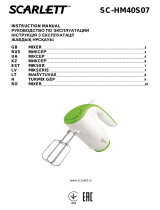 Scarlett SC-HM40S07 Руководство пользователя