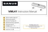 Sanus VML41 Инструкция по установке