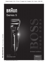 Braun 590cc-4, Series 5, limited edition, Hugo Boss Руководство пользователя