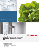 Bosch Free-standing larder fridge Руководство пользователя