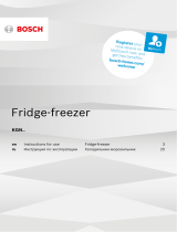Bosch Free-standing fridge-freezer Инструкция по эксплуатации